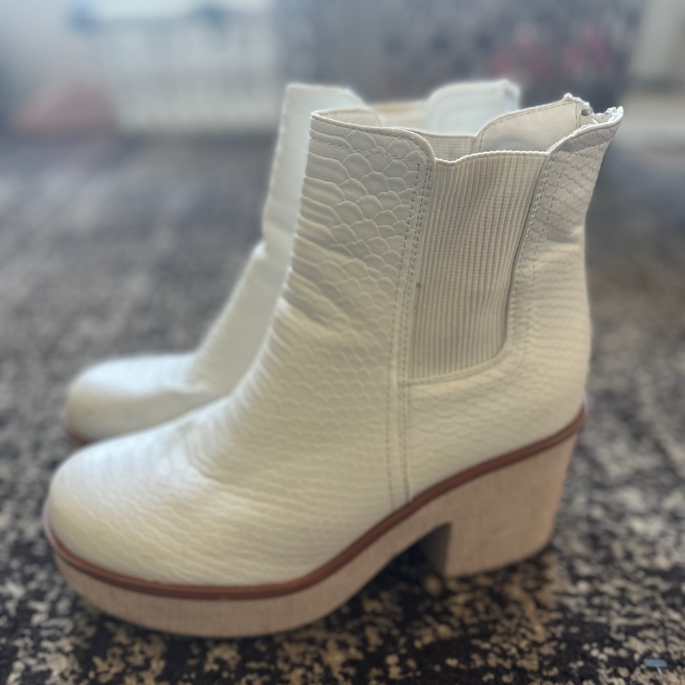 White Booties.